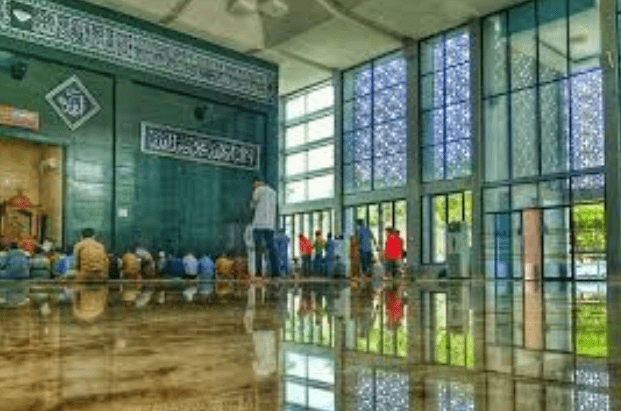 interior Masjid Agung Kalianda