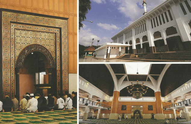 interior Masjid Agung Kota Tasikmalaya