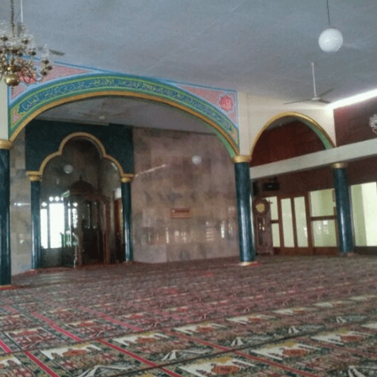 interior Masjid Besar Lembang