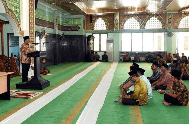 interior Masjid Istiqomah Bengkalis