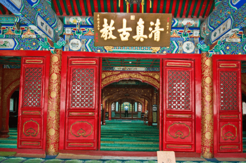 interior Masjid Zhenjiao, Kota Shanghai