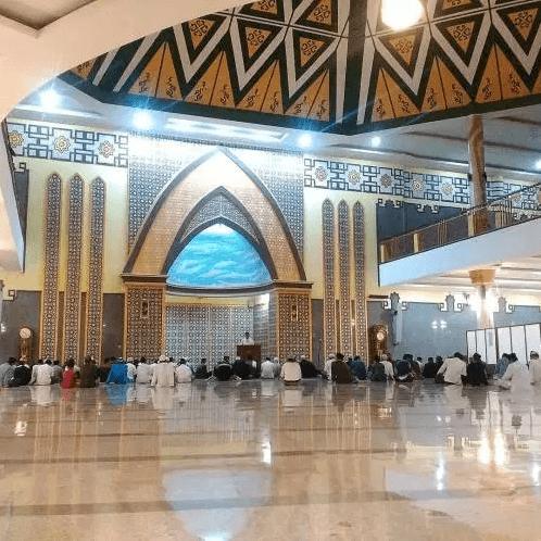 interior masjid agung baitusalam magetan