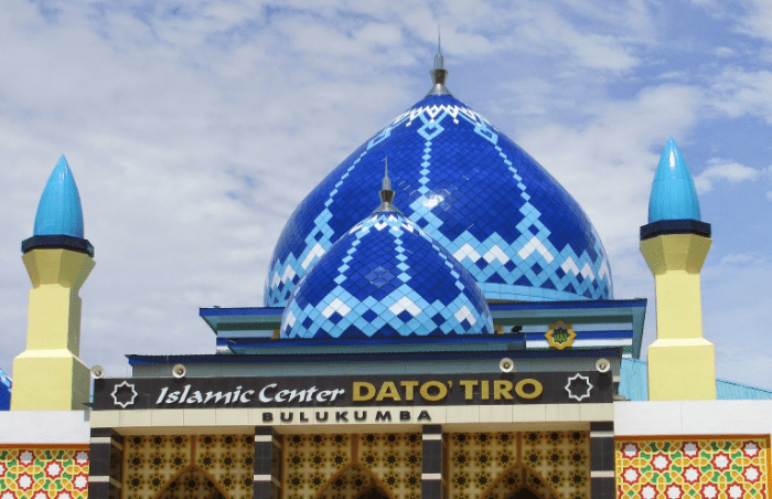 kubah Masjid Islamic Center Dato Tiro Bulukumba