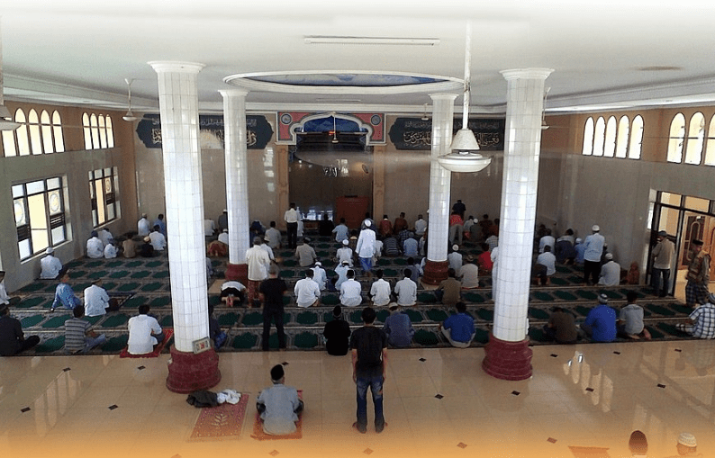 interior Masjid An-Nur, Komplek PonPes Albarkah II, Lemah Abang