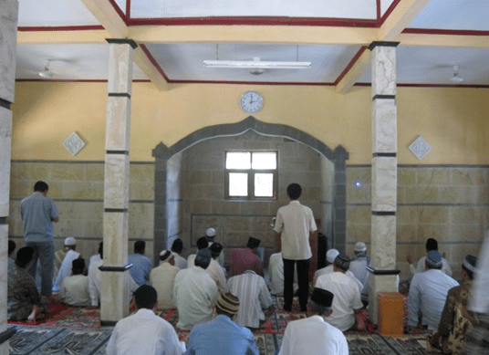 interior Masjid Jami’ Arrohman, Kampung Kereteg, Karawang