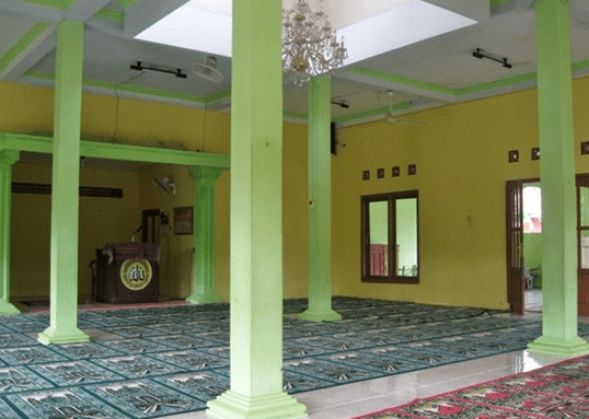 interior Masjid Nurus Sa’adah Graha Asri Bekasi