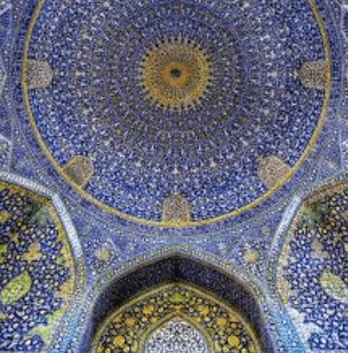 interior Masjid Shah – Isfahan Iran