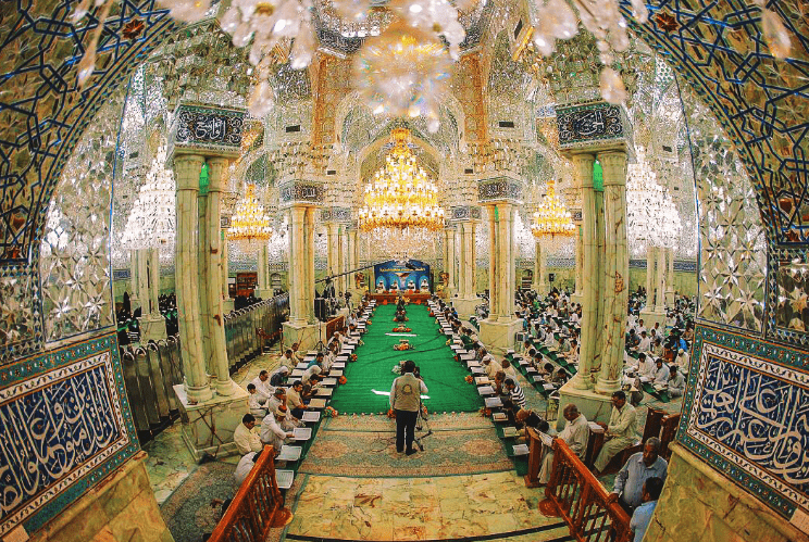 interior Masjid & Maosoleum Ali Bin Abi Thalib – Najaf, Irak
