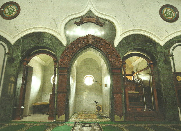 interior Masjid Jami’ Kota Malang