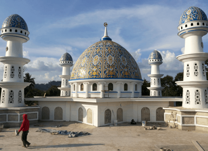 kubah masjid bangka belitung 1